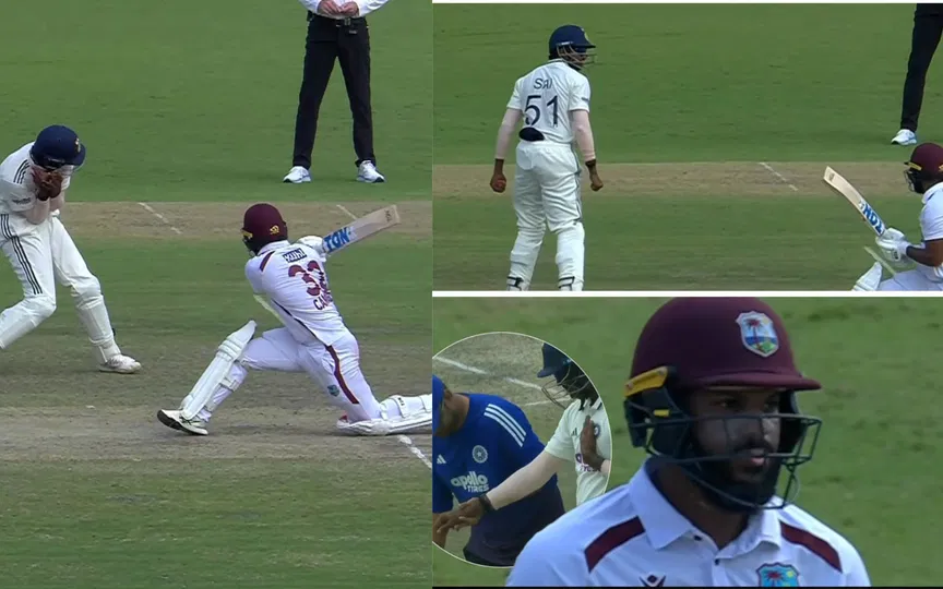 WI opener stunned as Sai Sudharsan puts his life at risk to grab a jaw-dropping catch